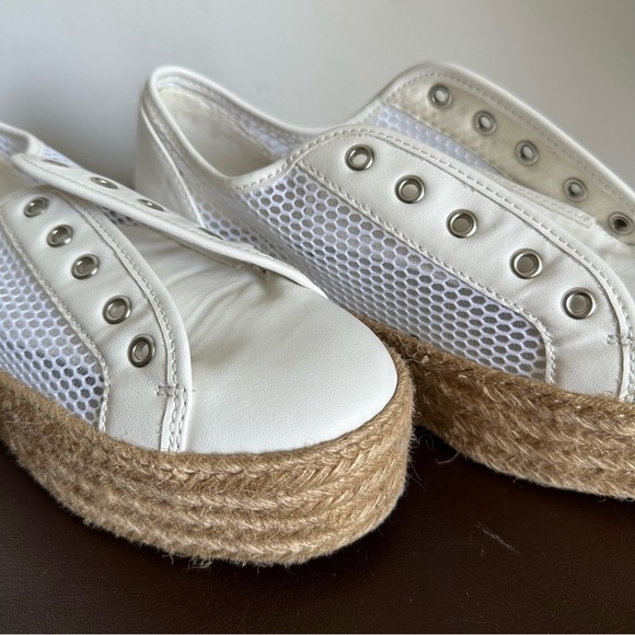 Steve Madden Mars Espadrilles Platform Sneakers White Women’s - Picture 10 of 13